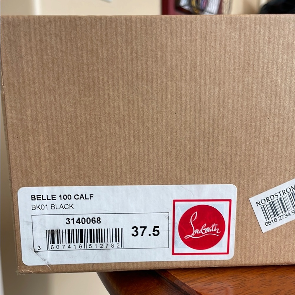Christian Louboutin Black Belle 100 Calf Shoes